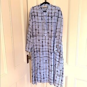 El Cortes Inglés shirt dress, stunning light blue
